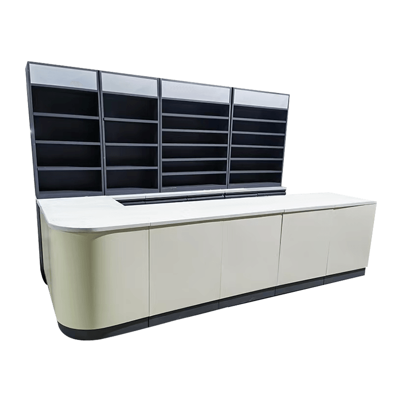 Mga Display Counter ng Checkout ng Checkout ng Tindahan ng Mataas na Kapasidad na Storage